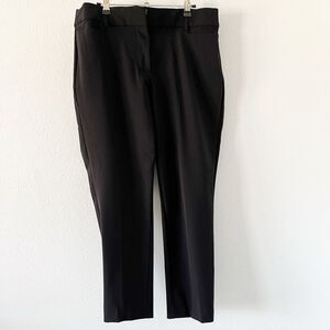 Ophelia Roe Ankle Length Skinny Pants Womens 1X Black Casual to Workwear Office